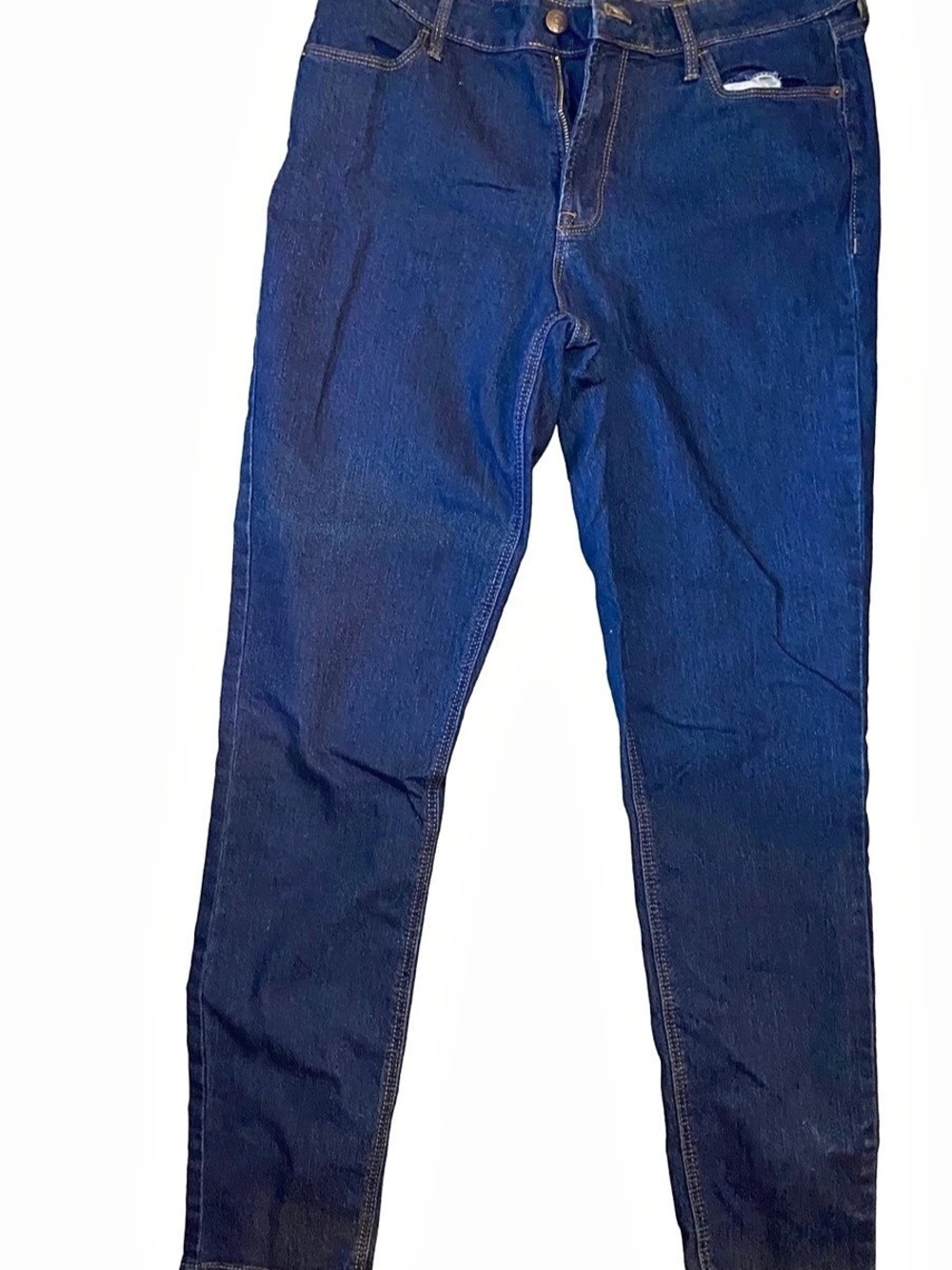 Old Navy Mid-Rise Skinny Dark Wash Jeans Size 10 Tall